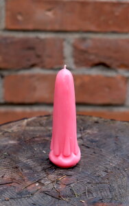 Weihnachtskerze rosa