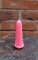 Weihnachtskerze rosa